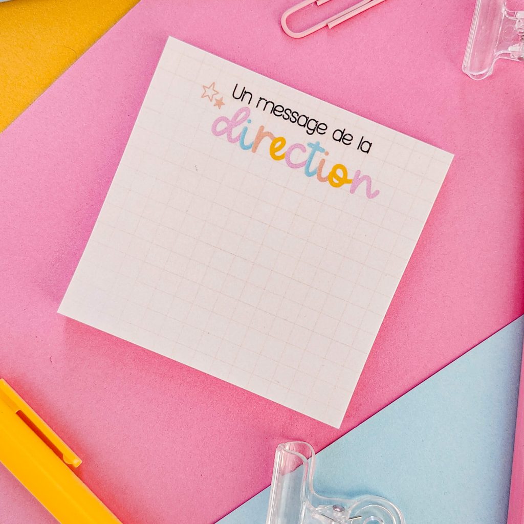 Message de la direction