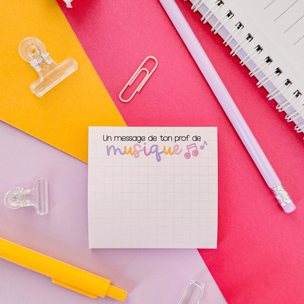 Message de ton prof de musique