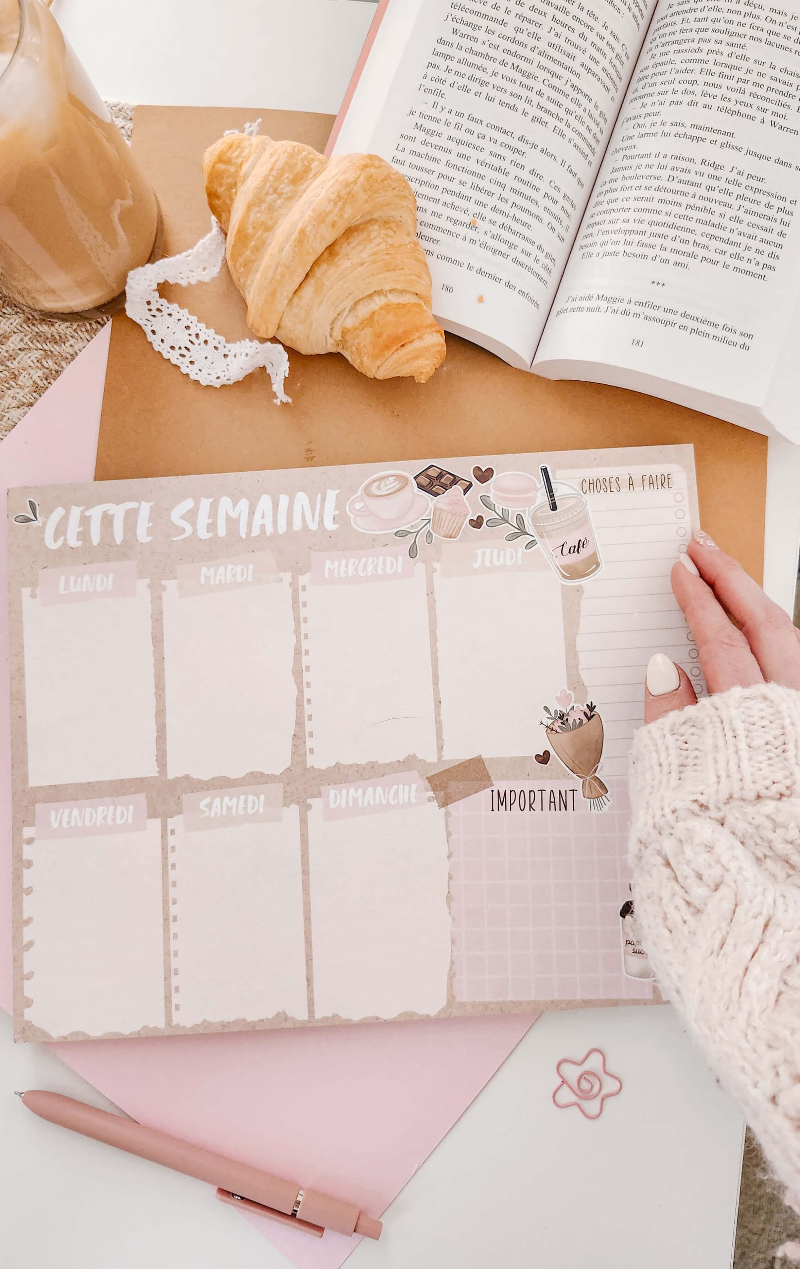 Semainier romantique