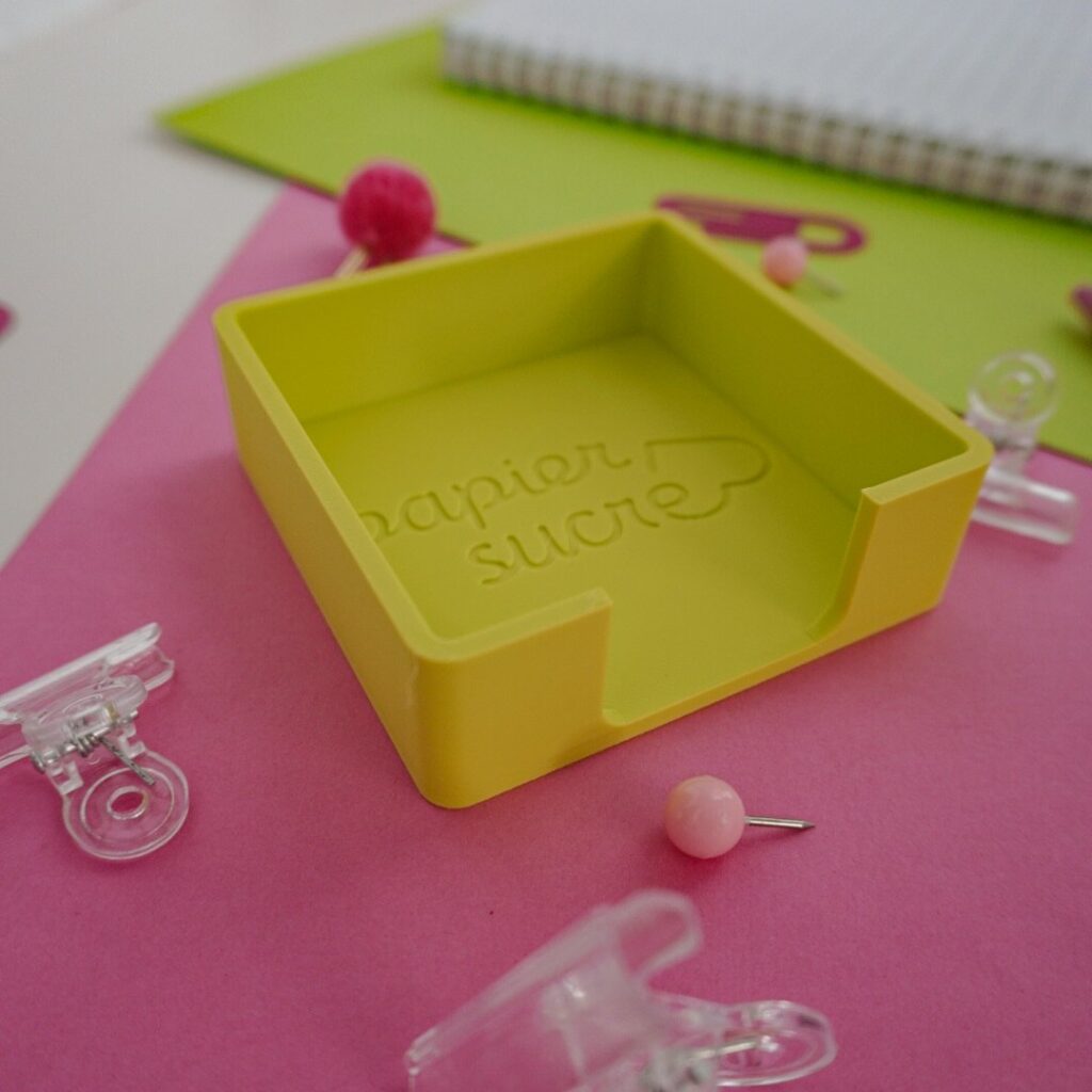 Support à post-it lime green
