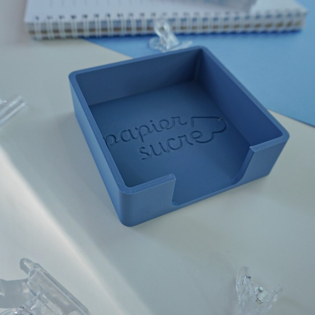 Support à post-it stone blue