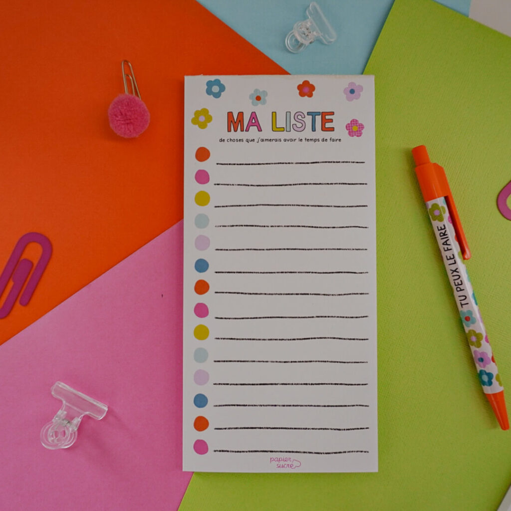 Ma liste de choses à faire