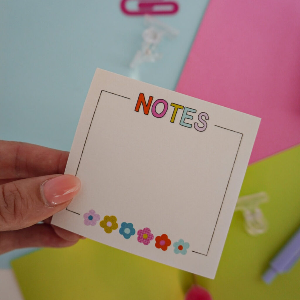 Notes colorées