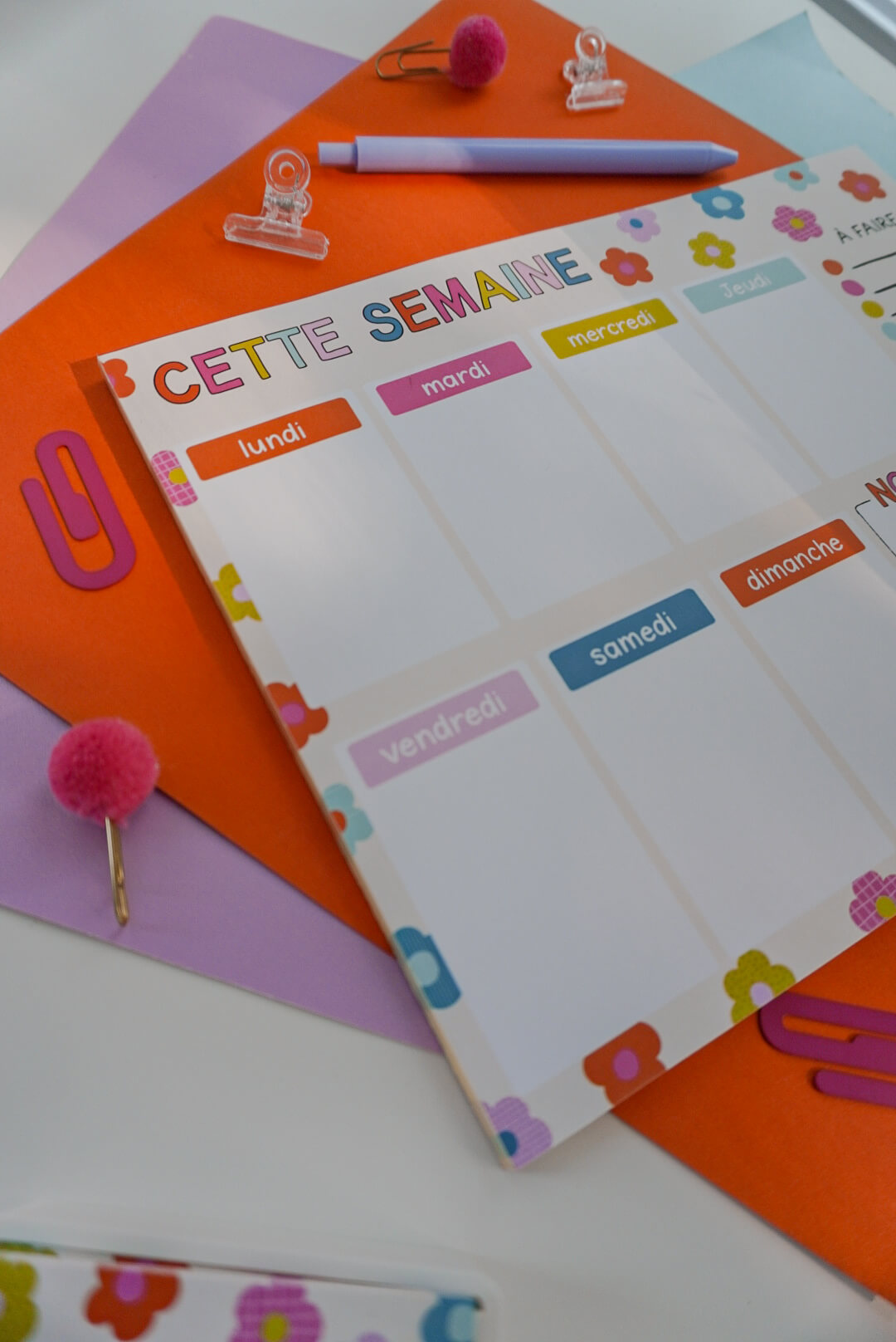 Semainier coloré – Image 6