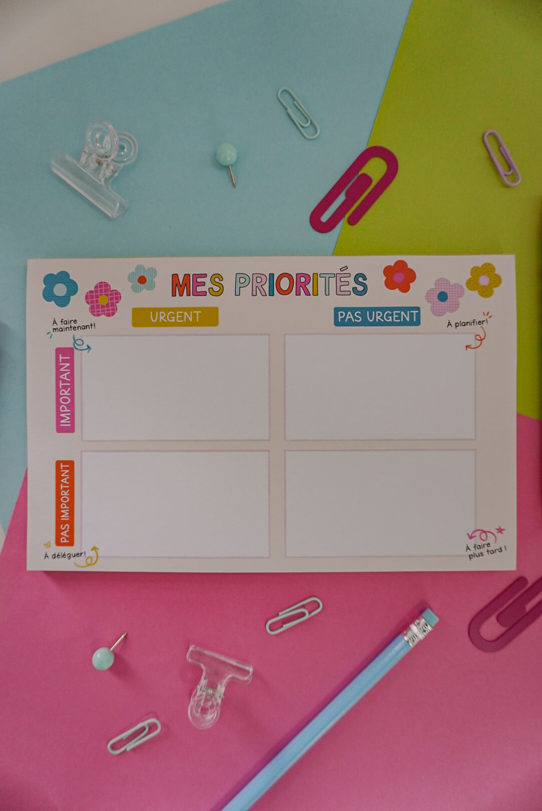 mes priorités